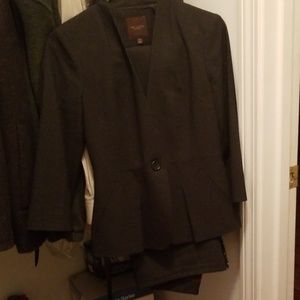 Limited black and white patterned pants suit.